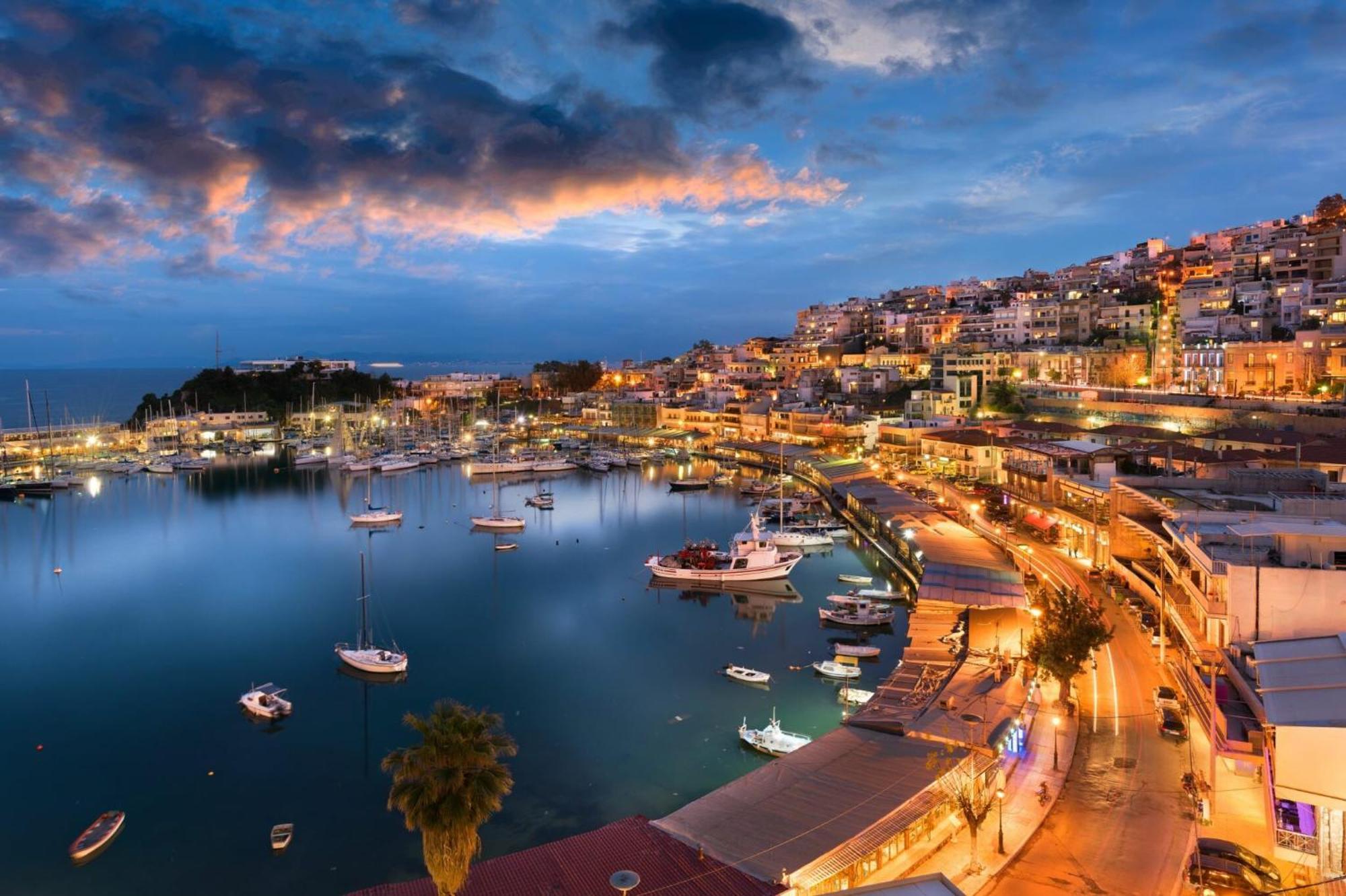 Horizon View Apartment Port Of Piraeus Bagian luar foto